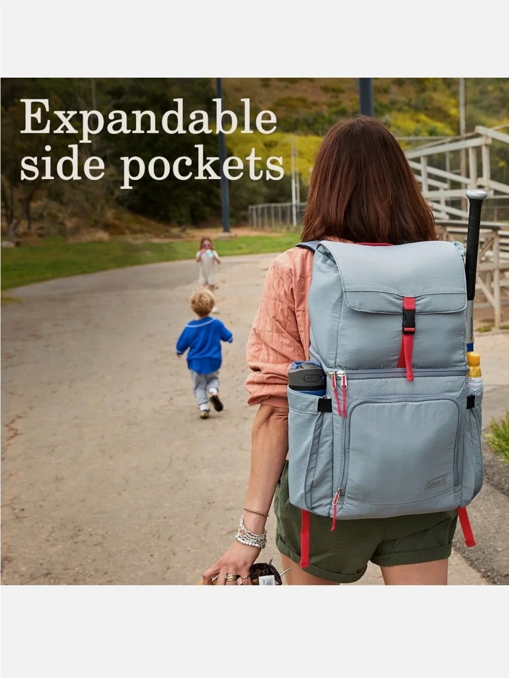 Coleman Light Gray Cooler Backpack